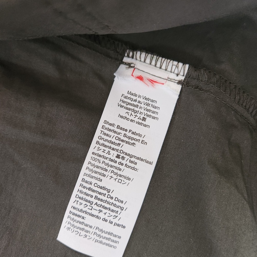 J.Crew Military Liner Inspired Quilted Puffer Hooded Size XS Olive Green Layered - Picture 14 of 16